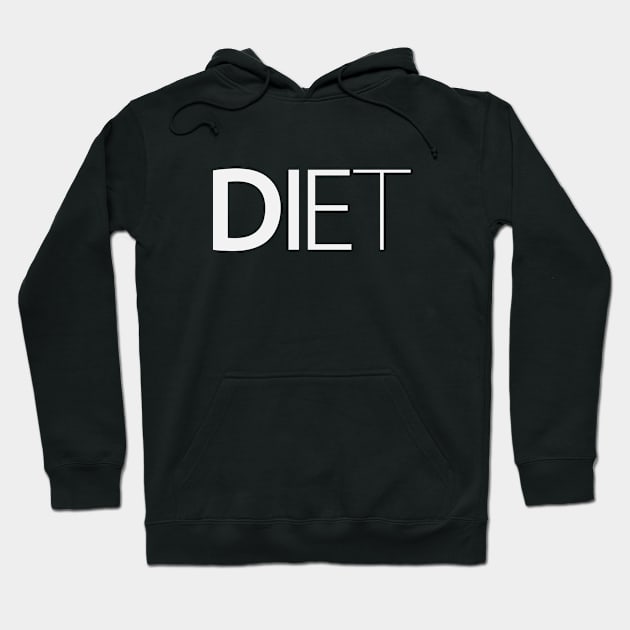 Diet being on a diet Hoodie by Geometric Designs